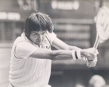 Jimmy Connors Large Press Photo (Wimbledon, 1981)