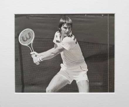 Jimmy Connors Press Photo ("Backhand")