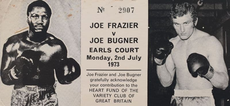 Joe Frazier v Joe Bugner Donation Card