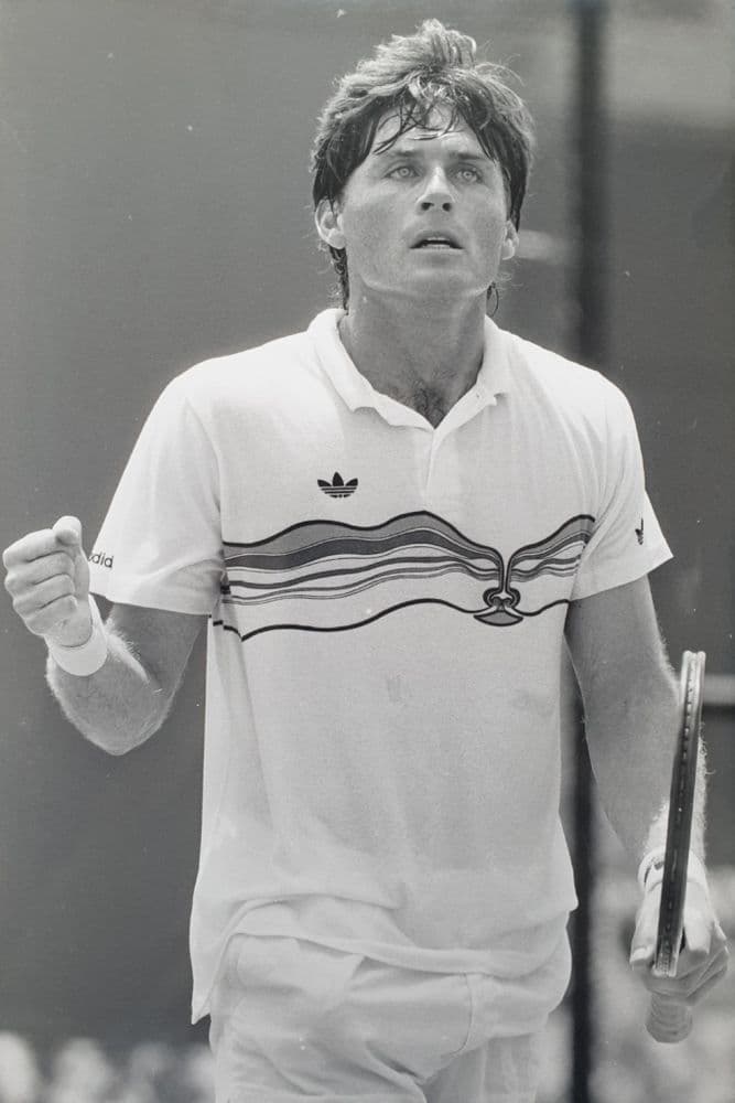 Rive Open Racket Joey Rive Press Photo Aus Open 1988