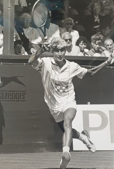 John Barton Press Photo (Eastbourne, 1988) "Forehand"