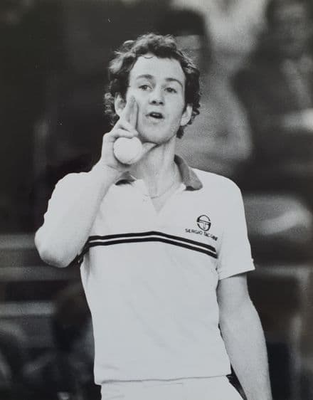 John McEnroe Press Photo (1984)