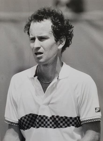 John McEnroe Press Photo (1985)