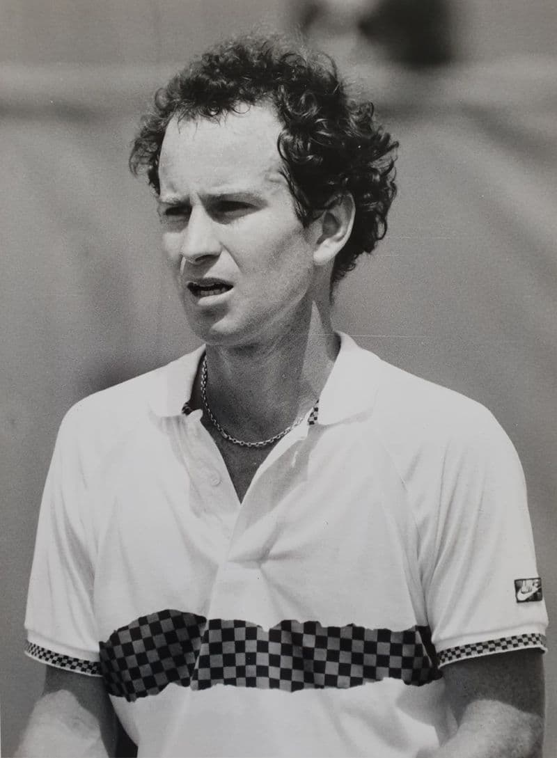 John McEnroe Press Photo (1985)