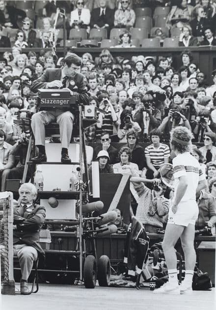 John McEnroe Press Photo, Wimbledon (1981)