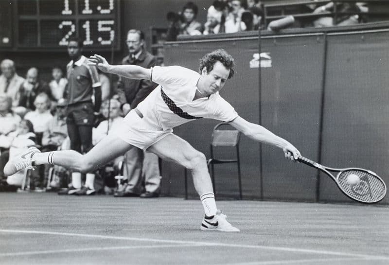 John McEnroe Press Photo, Wimbledon (1985)