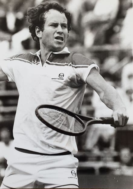 John McEnroe Press Photo x2, Wimbledon (1983)