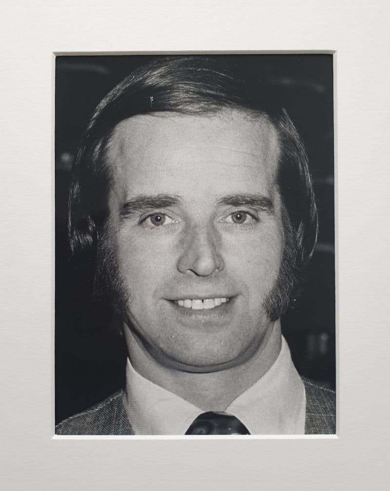 John Spencer Black and White Press Photo