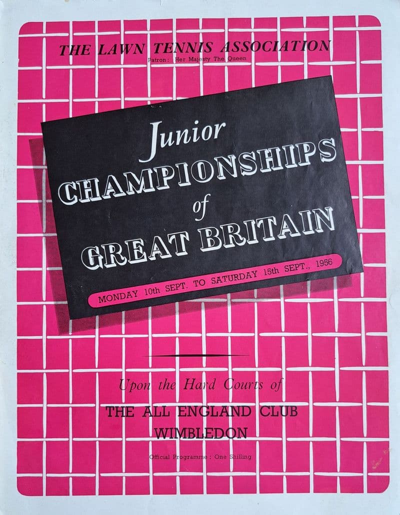 Junior Championships of GB Programme (1956, Sep 10th-15th)
