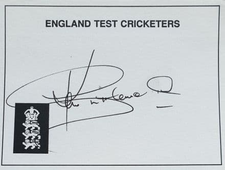 Ken Shuttleworth Autograph