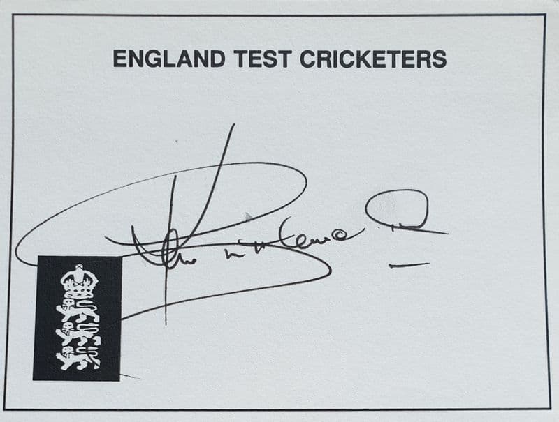 Ken Shuttleworth Autograph