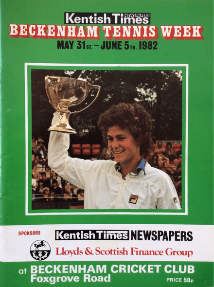 Kentish Times Beckenham Tennis Week (1982, May 31st-Jun 5th)