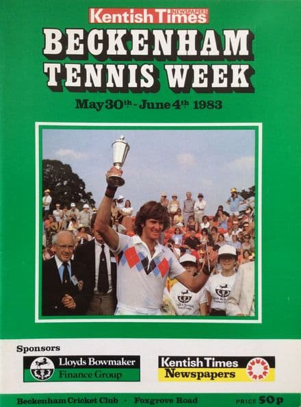 Kentish Times Beckenham Tennis Week (1983, May 30th-Jun 4th)