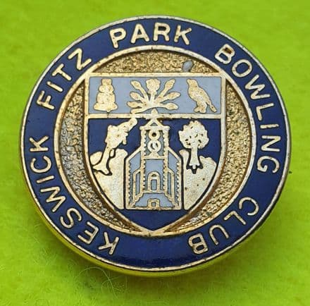 Keswick Fitz Park Bowling Club Enamel Pin Badge