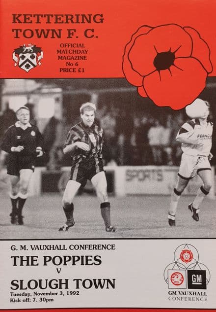 Kettering Town v Slough, Conference (1992, Nov 3rd)