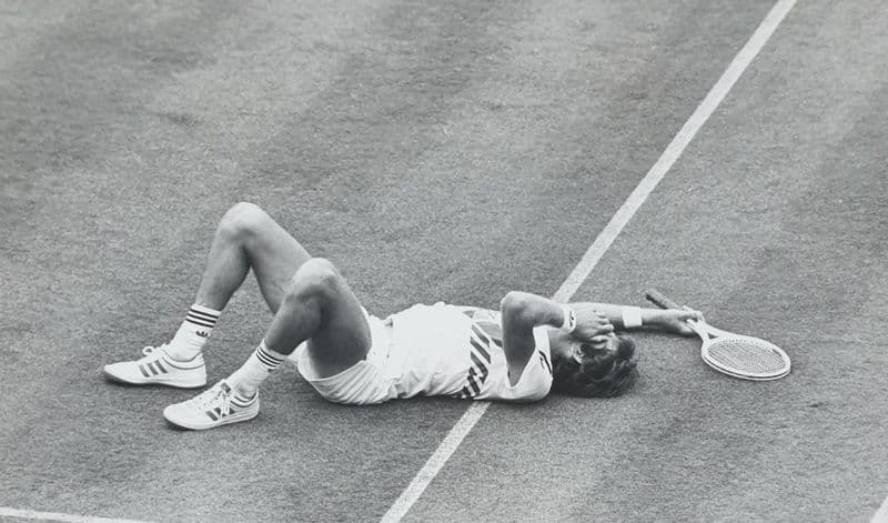 Kevin Curren Press Photo (Wimbledon, 1986)