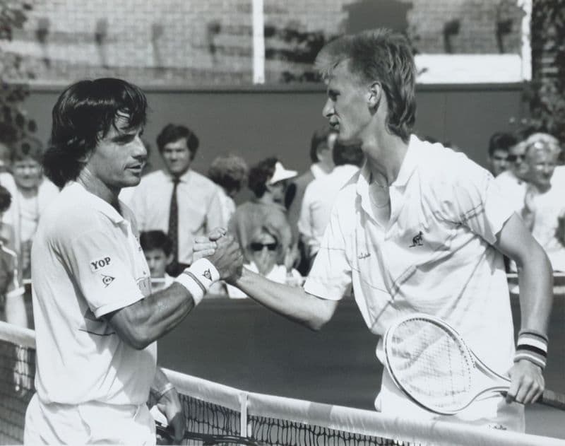 Korda v Sanchez Press Photo, Wimbledon (1988)
