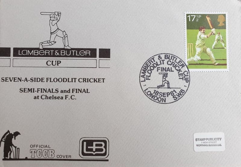 Lambert & Butler Cup FDC (1981)