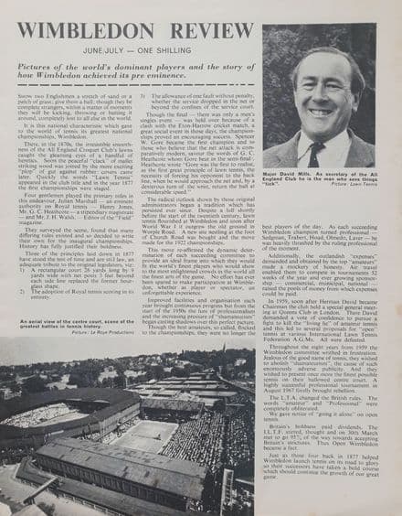 Lawn Tennis (1968, Wimbledon Review)