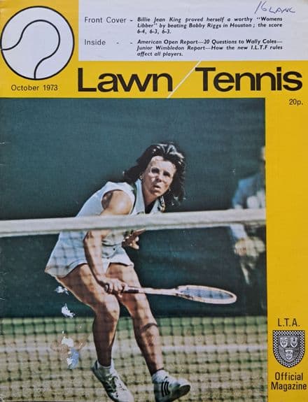 Lawn Tennis (1973, Oct)
