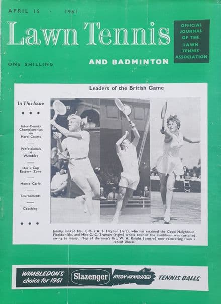 Lawn Tennis & Badminton (1961, Apr 15th)