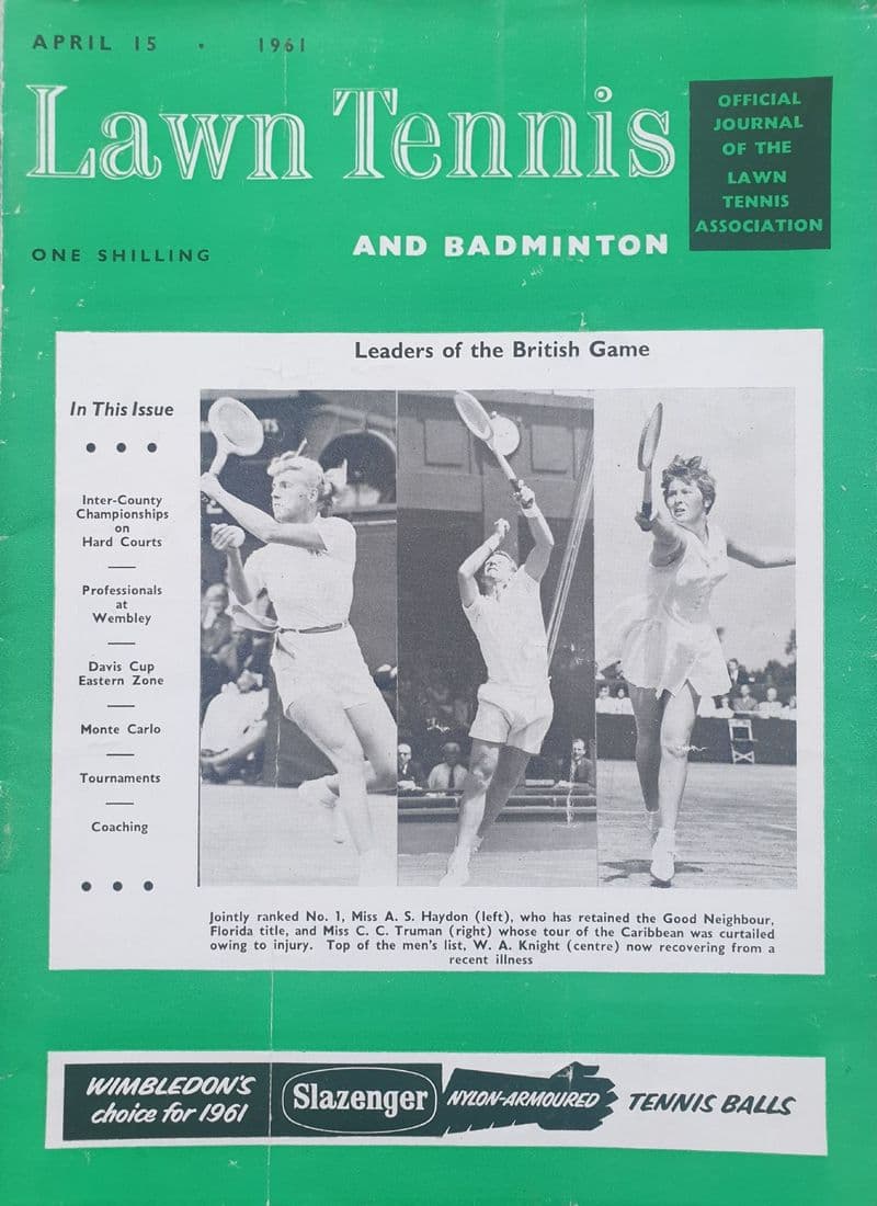 Lawn Tennis & Badminton (1961, Apr 15th)