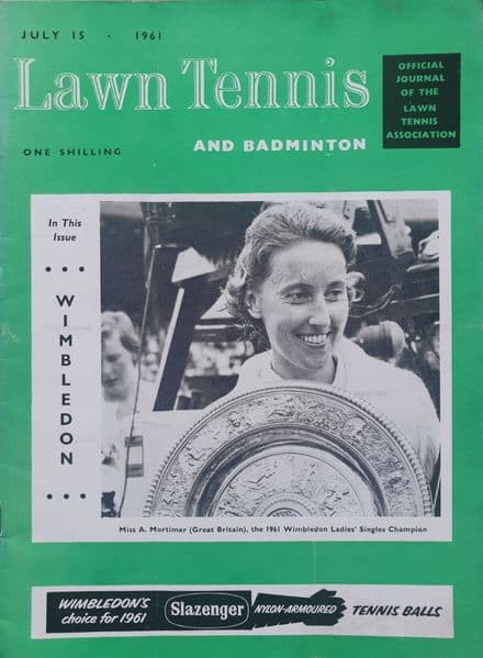Lawn Tennis & Badminton (1961, Jul 15th)