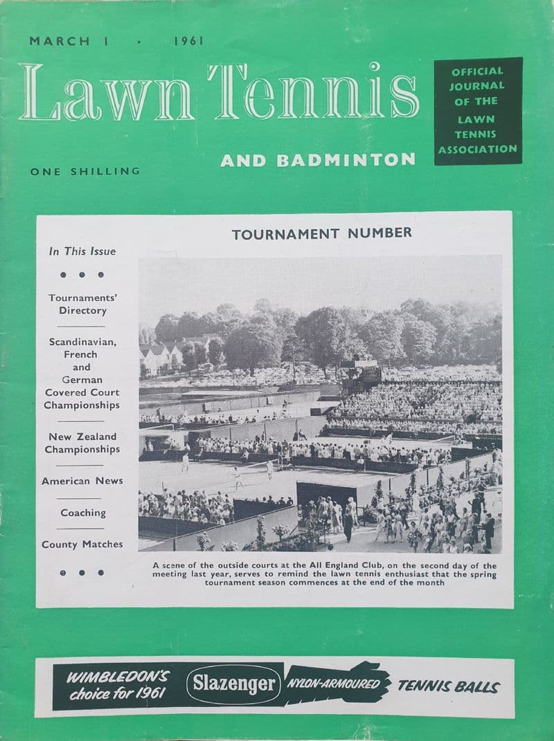 Lawn Tennis & Badminton (1961, Mar 1st)