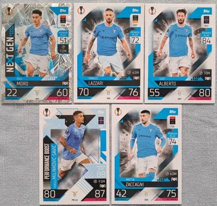 Lazio, Match Attax Cards x 5 (2022-23)