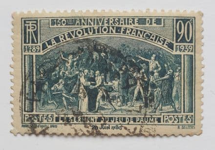 Le Serment de Jeu de Paume Stamp (1939)