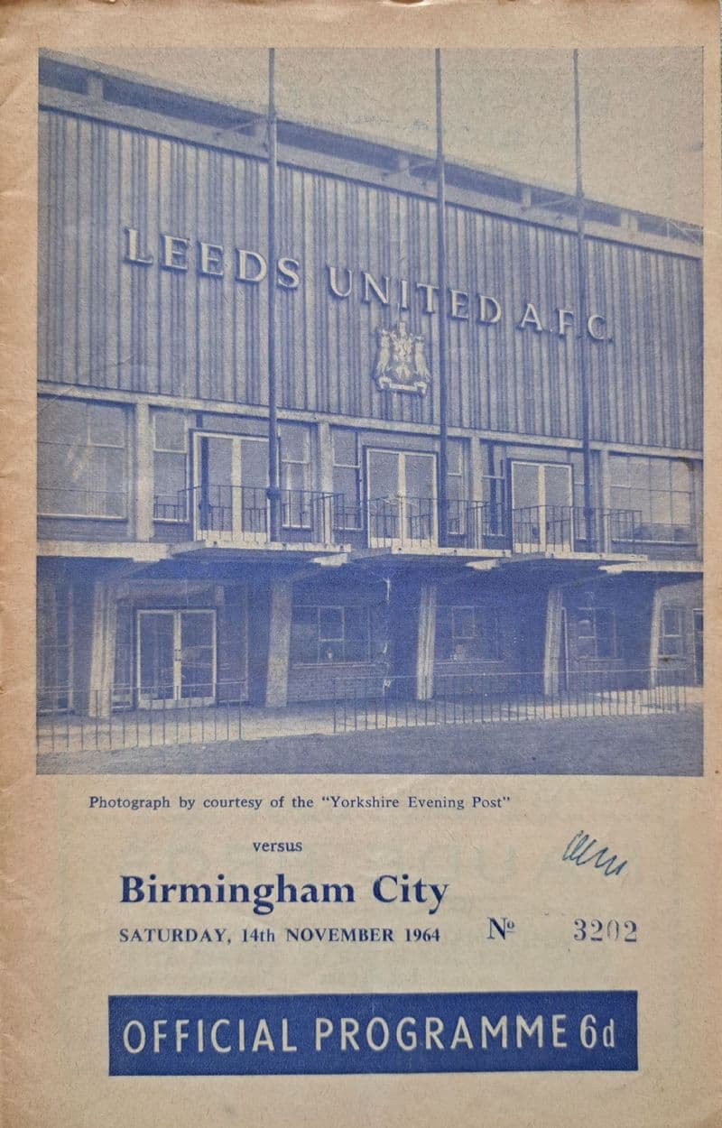 Leeds United v Birmingham City, Div 1 (1964, Nov 14th)