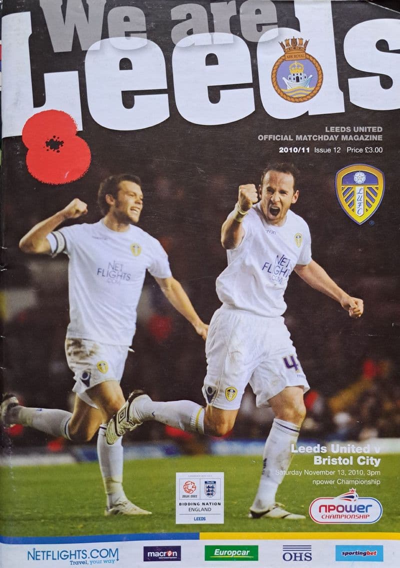 Leeds United v Bristol City, Champ (2010, Nov 13th)