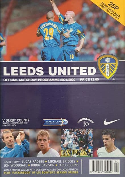 Leeds United v Derby, Prem (2001, Sep 23rd)