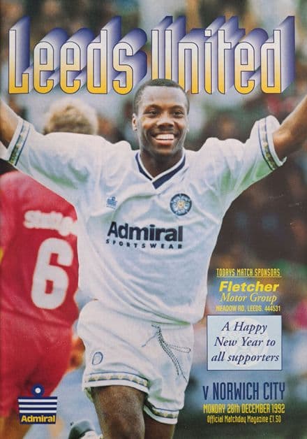Leeds United v Norwich, Prem (1992, Dec 28th)
