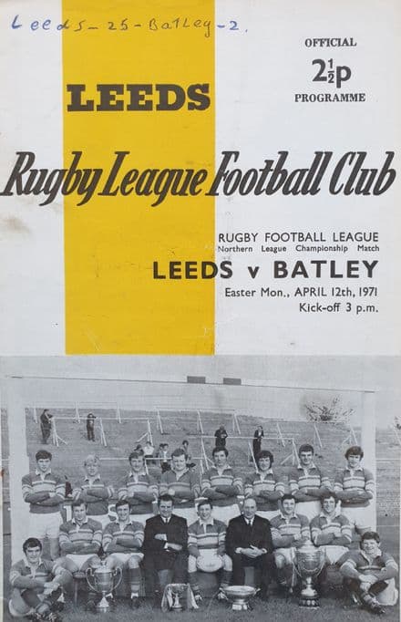 Leeds v Batley (1971, Apr 12th)