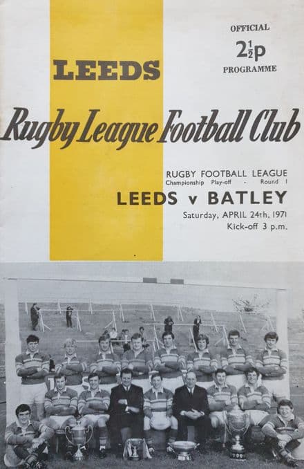 Leeds v Batley (1971, Apr 24th)