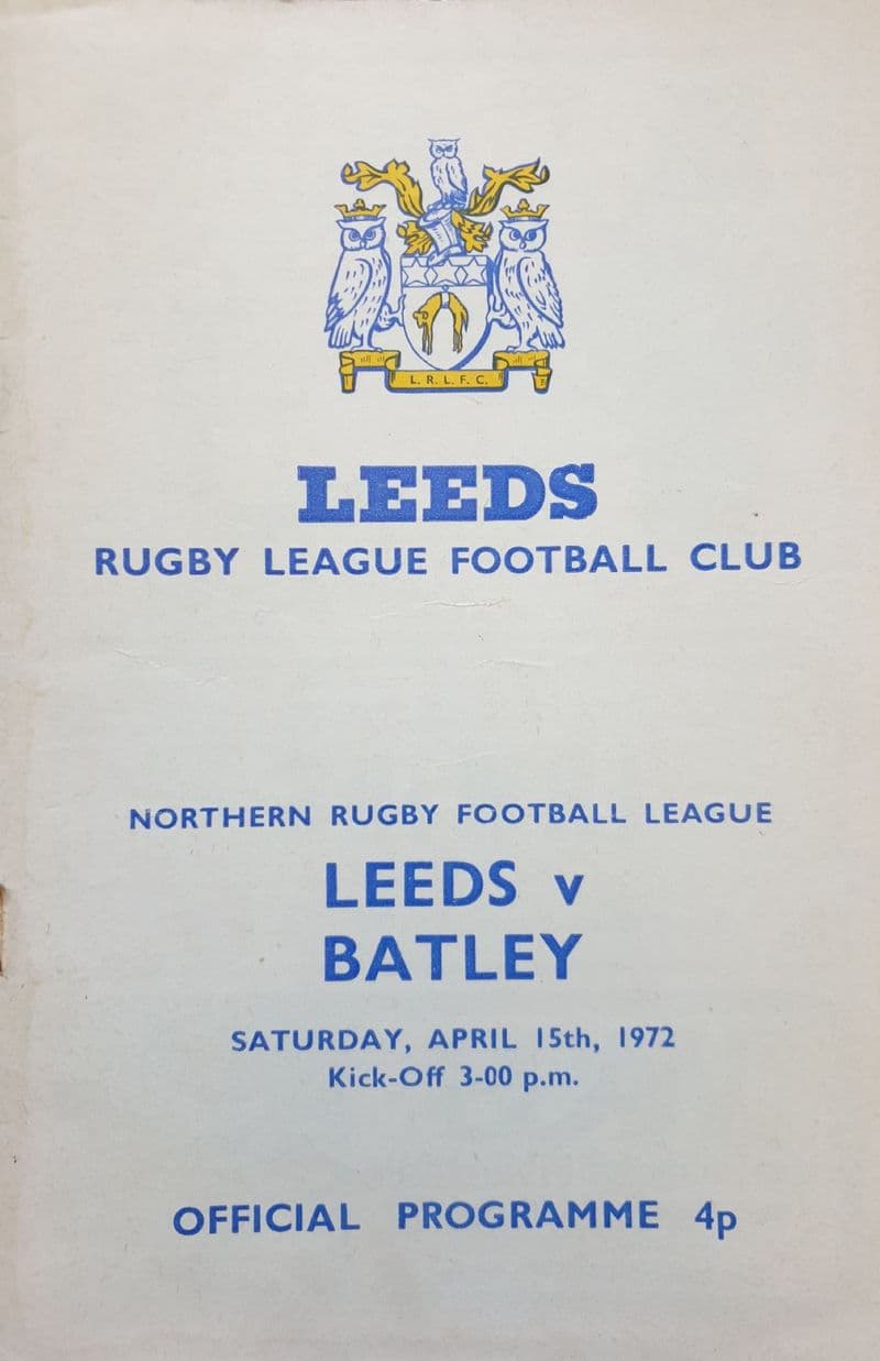Leeds v Batley (1972, Apr 15th)