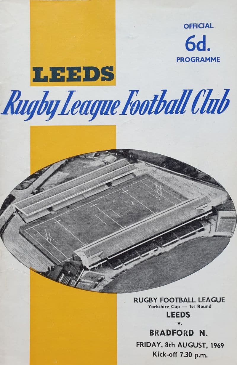Leeds v Bradford Northern (1969, Aug 8th)