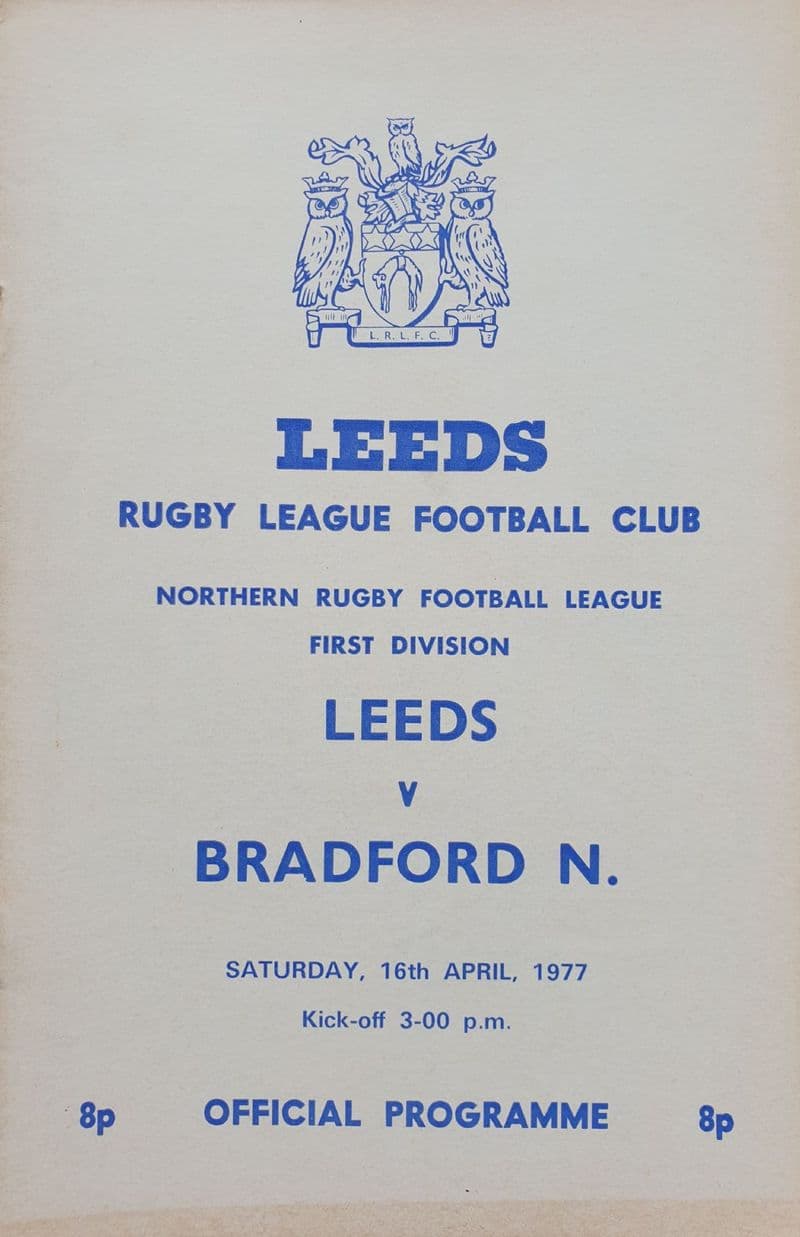 Leeds v Bradford Northern (1977, Apr 16th)