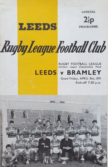 Leeds v Bramley (1971, Apr 9th - No Writing)