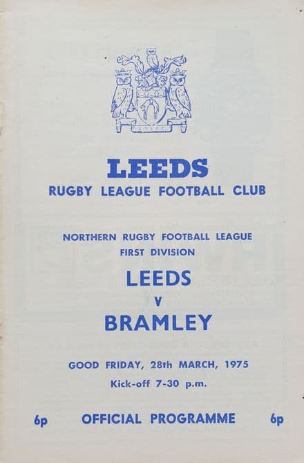 Leeds v Bramley (1975, Mar 28th)