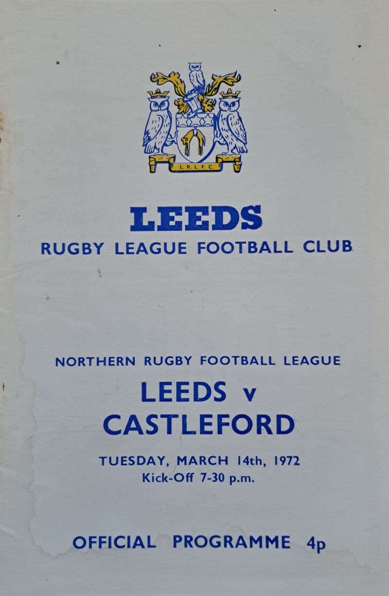 Leeds v Castleford (1972, Mar 14th)
