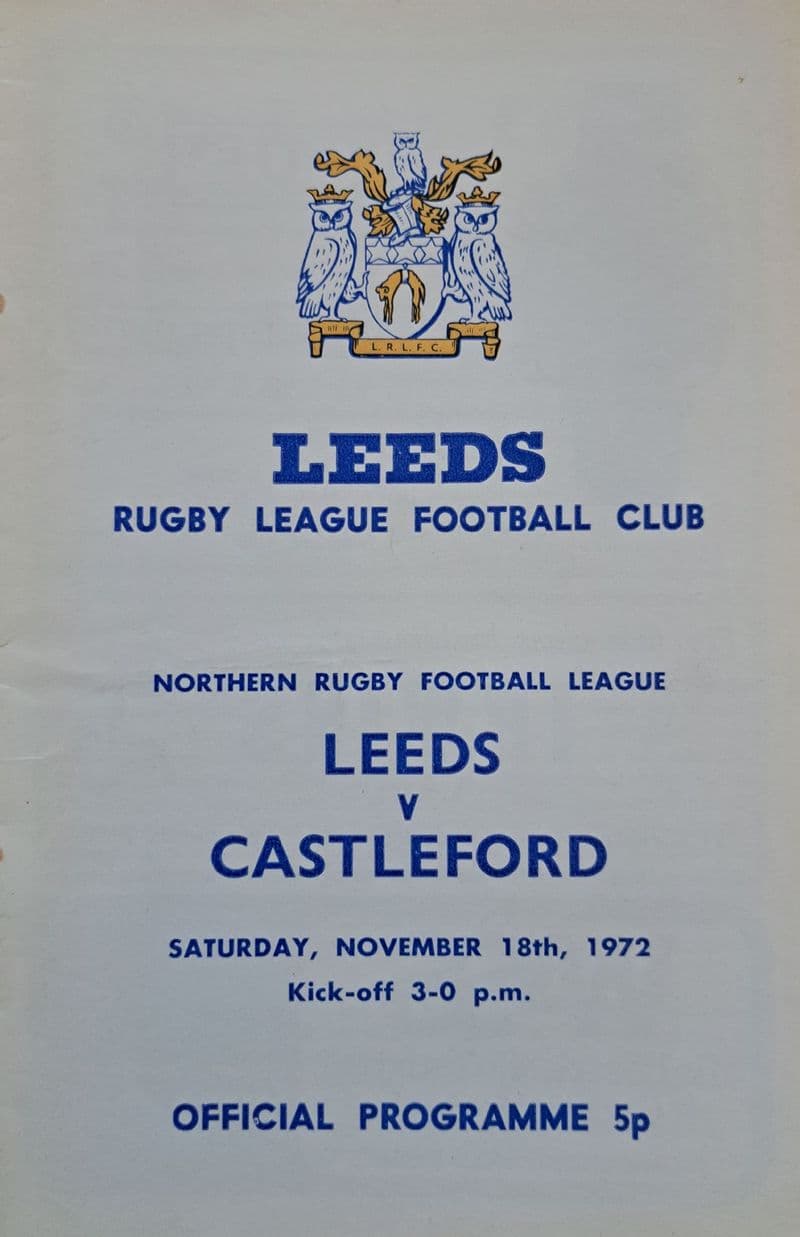 Leeds v Castleford (1972, Nov 18th)
