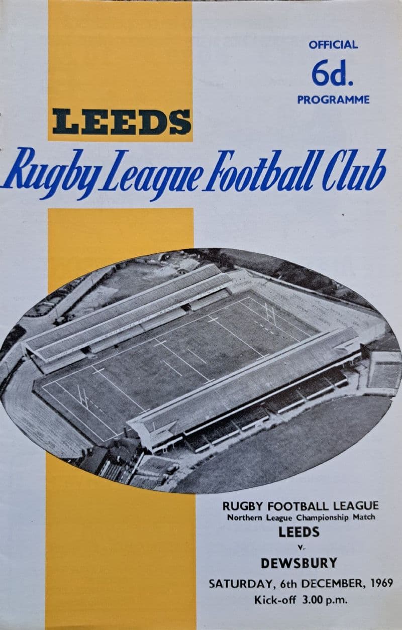 Leeds v Dewsbury (1969, Dec 6th)