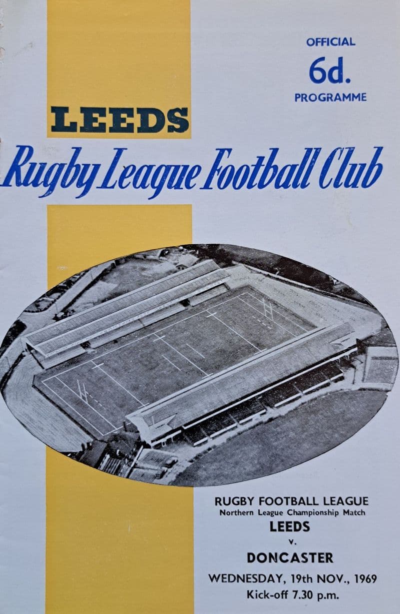 Leeds v Doncaster (1969, Nov 19th)