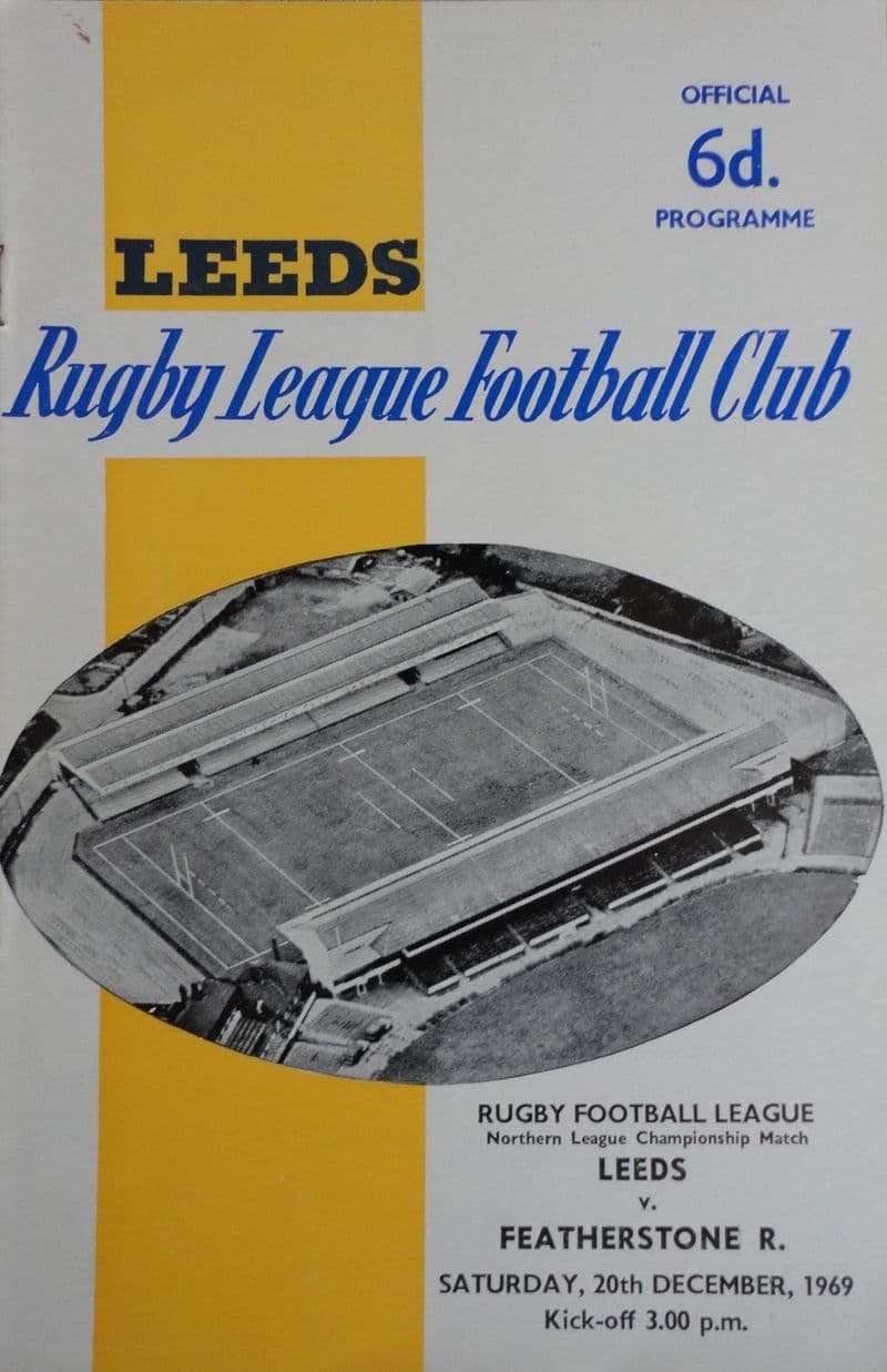 Leeds v Featherstone Rovers (1969, Dec 20th)