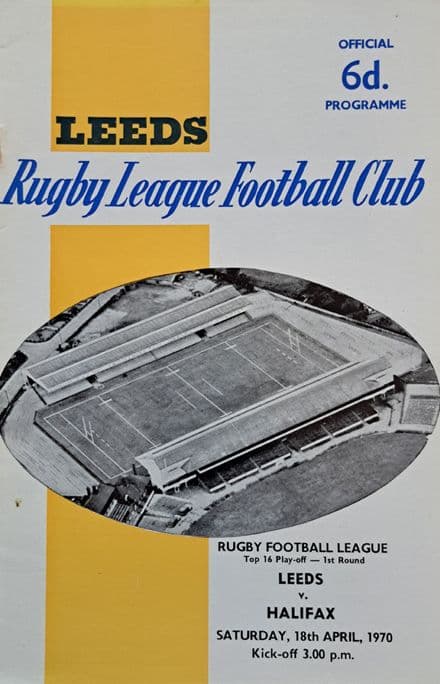 Leeds v Halifax (1970, Apr 18th)