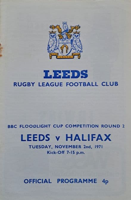 Leeds v Halifax (1971, Nov 2nd)