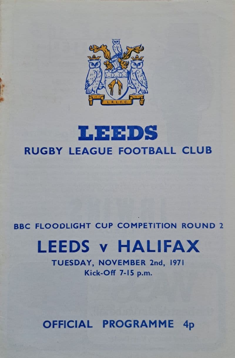 Leeds v Halifax (1971, Nov 2nd)