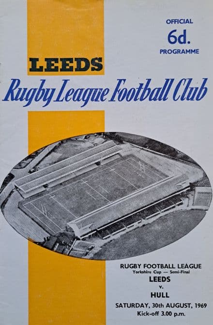 Leeds v Hull (1969, Aug 30th)